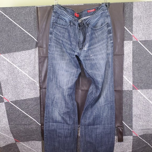 Guess Men’s Roland Fit Relaxed Straight Leg Faded Denim Jeans Size 33x33 - Picture 1 of 7